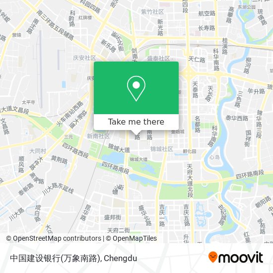 中国建设银行(万象南路) map
