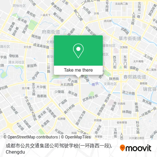 成都市公共交通集团公司驾驶学校(一环路西一段) map