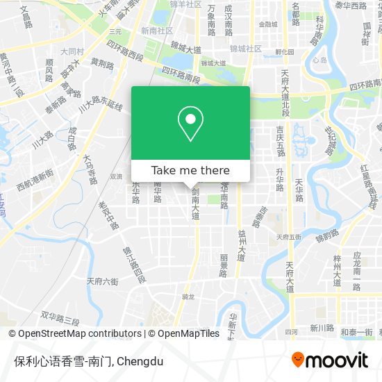 保利心语香雪-南门 map