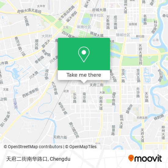 天府二街南华路口 map