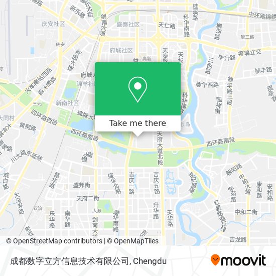 成都数字立方信息技术有限公司 map
