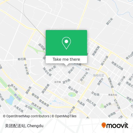 美团配送站 map