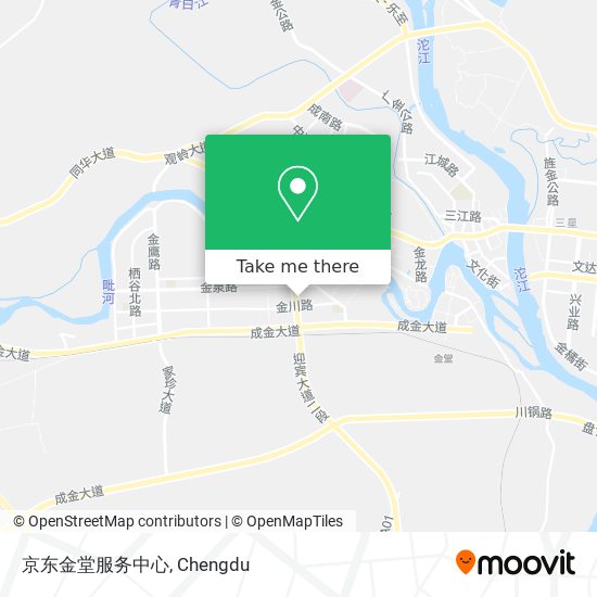京东金堂服务中心 map
