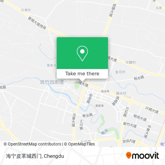 海宁皮革城西门 map