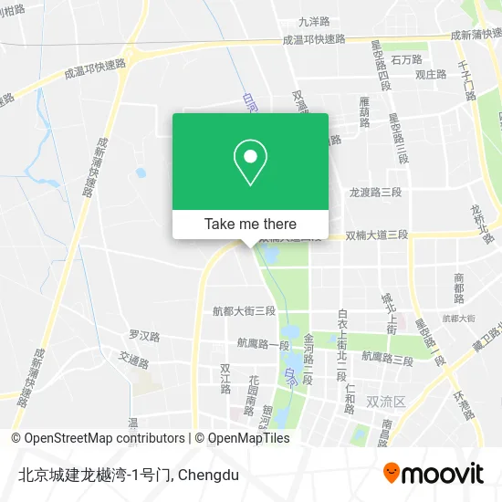 北京城建龙樾湾-1号门 map