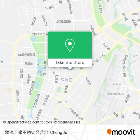 双流上盛不锈钢经营部 map