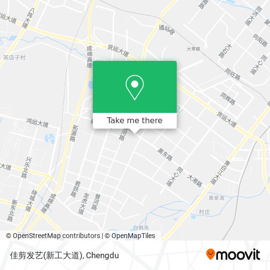 佳剪发艺(新工大道) map
