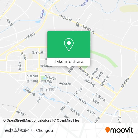 尚林幸福城-1期 map