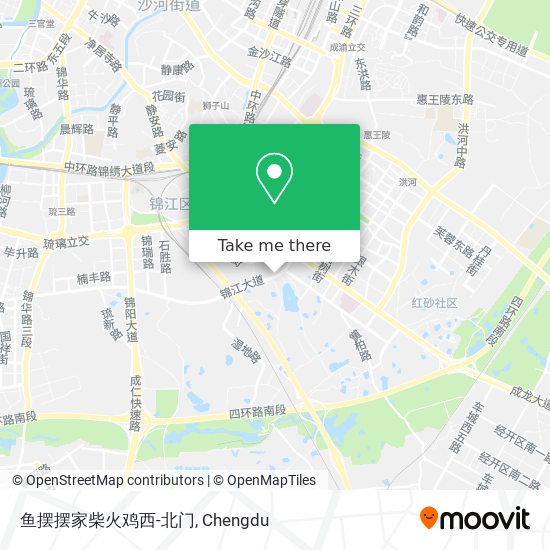 鱼摆摆家柴火鸡西-北门 map