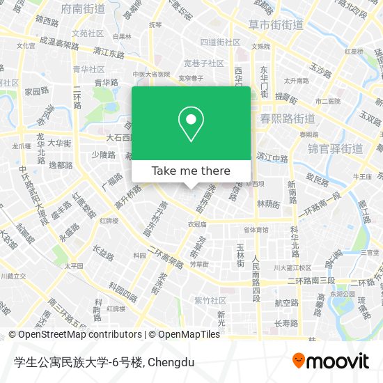 学生公寓民族大学-6号楼 map