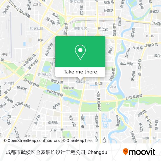 成都市武侯区金豪装饰设计工程公司 map