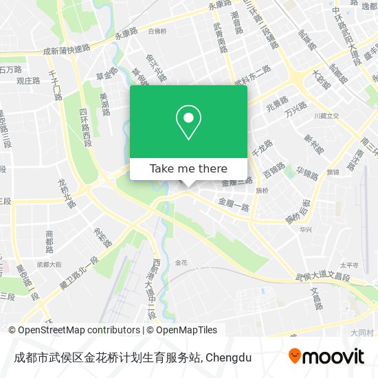 成都市武侯区金花桥计划生育服务站 map