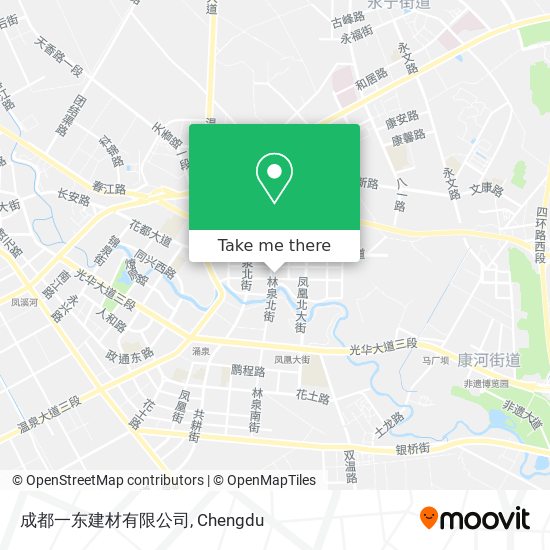 成都一东建材有限公司 map