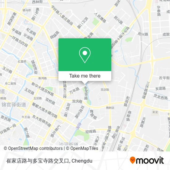 崔家店路与多宝寺路交叉口 map
