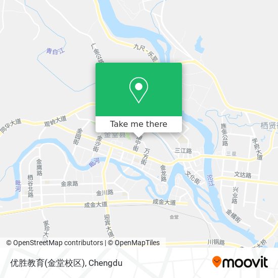 优胜教育(金堂校区) map