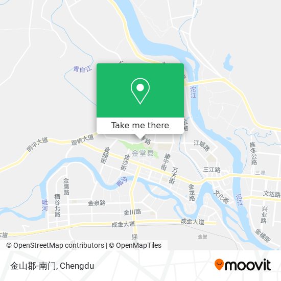 金山郡-南门 map