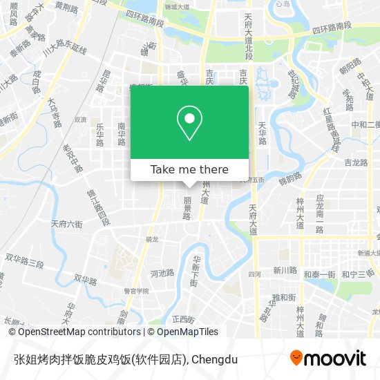 张姐烤肉拌饭脆皮鸡饭(软件园店) map