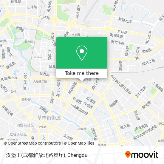 汉堡王(成都解放北路餐厅) map