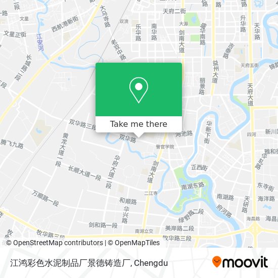 江鸿彩色水泥制品厂景德铸造厂 map