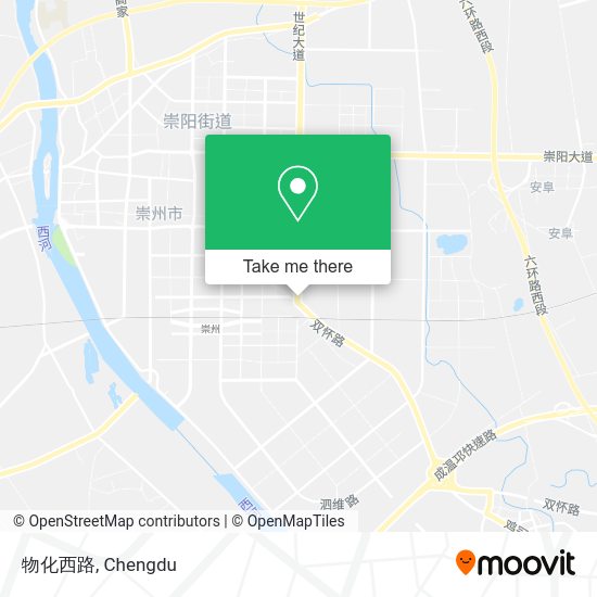 物化西路 map