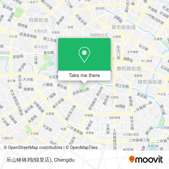乐山钵钵鸡(锦里店) map