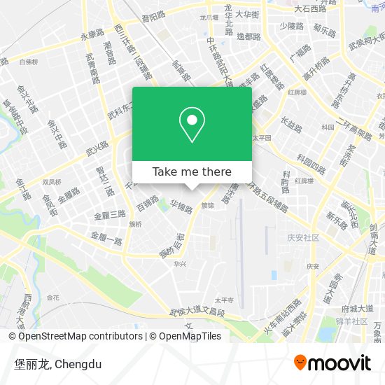 堡丽龙 map