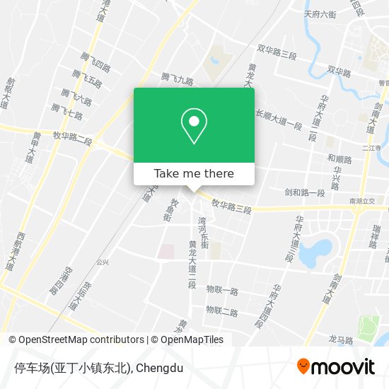停车场(亚丁小镇东北) map