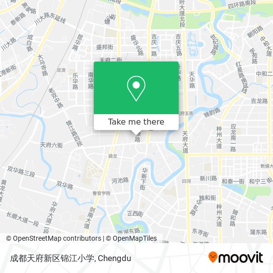 成都天府新区锦江小学 map