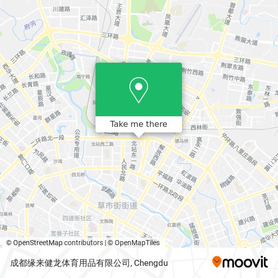 成都缘来健龙体育用品有限公司 map