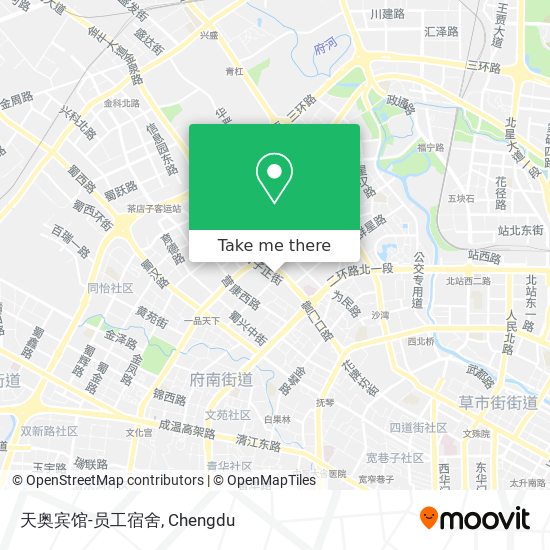 天奥宾馆-员工宿舍 map