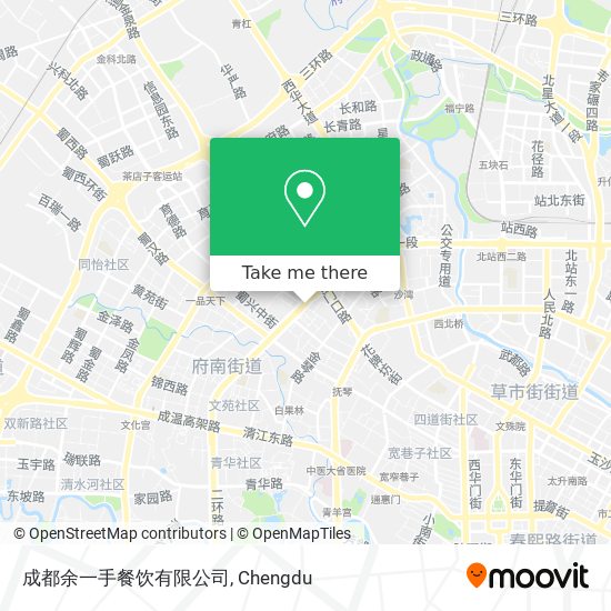 成都余一手餐饮有限公司 map