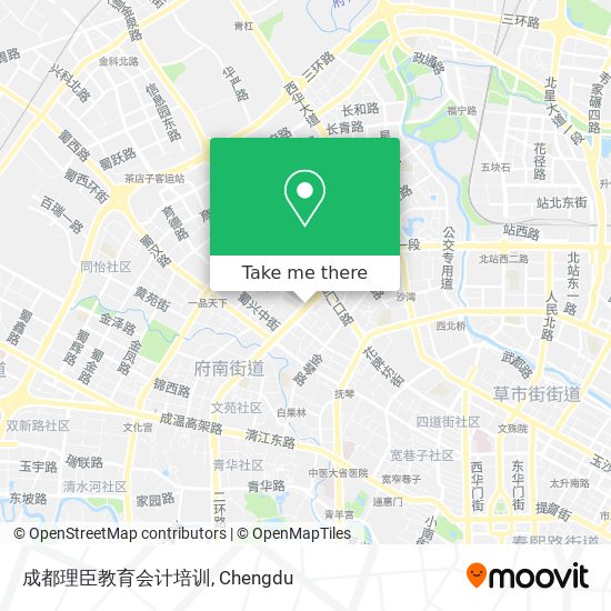 成都理臣教育会计培训 map