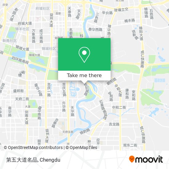 第五大道名品 map