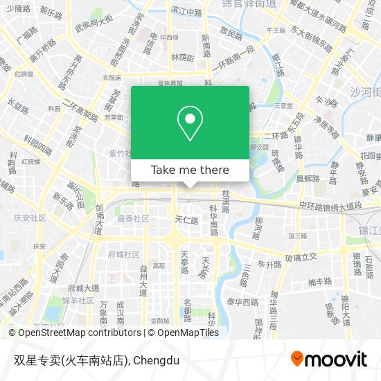双星专卖(火车南站店) map