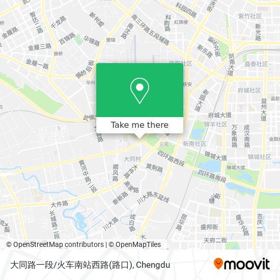 大同路一段/火车南站西路(路口) map