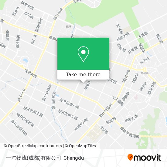 一汽物流(成都)有限公司 map