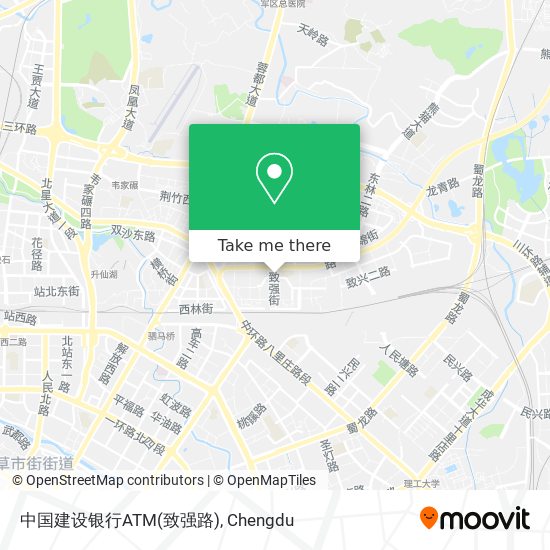 中国建设银行ATM(致强路) map