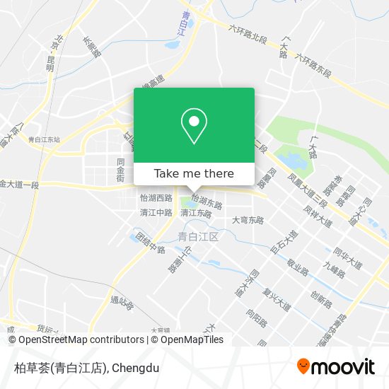 柏草荟(青白江店) map