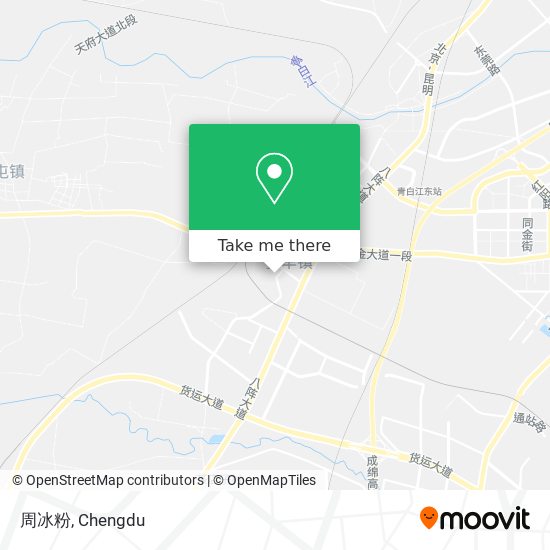 周冰粉 map