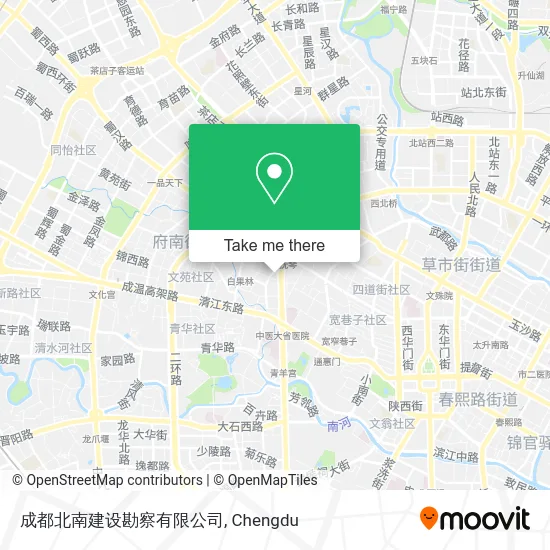 成都北南建设勘察有限公司 map