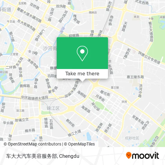 车大大汽车美容服务部 map