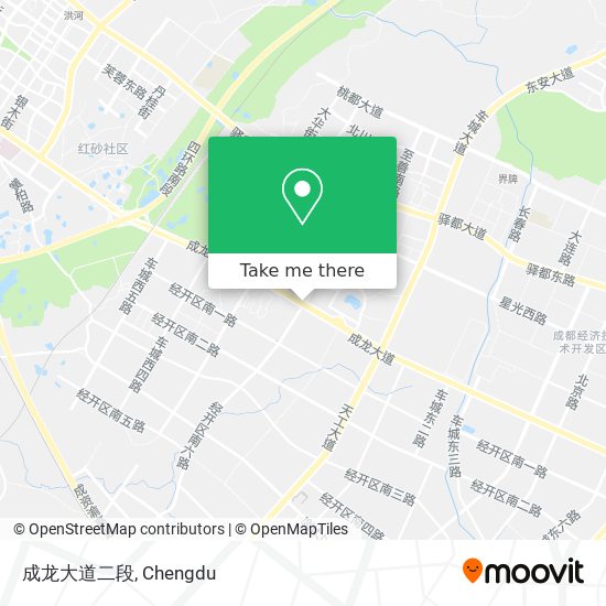 成龙大道二段 map