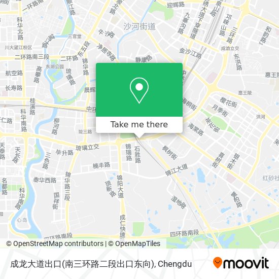 成龙大道出口(南三环路二段出口东向) map