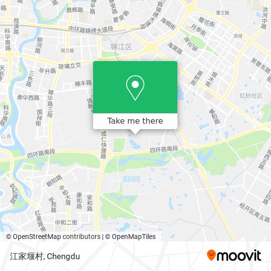 江家堰村 map