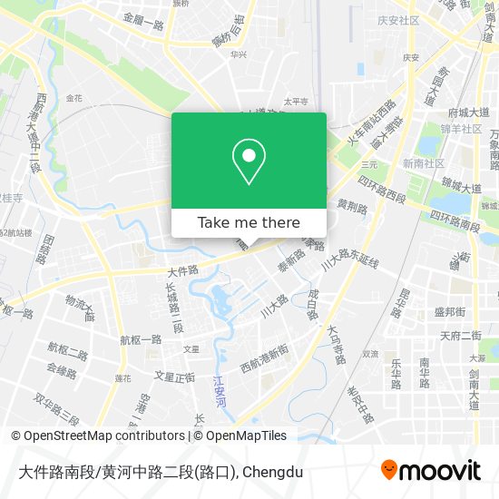 大件路南段/黄河中路二段(路口) map