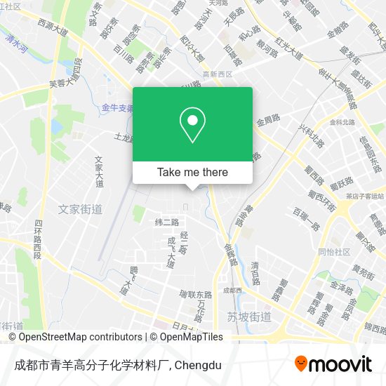 成都市青羊高分子化学材料厂 map