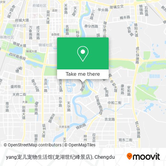 yang宠儿宠物生活馆(龙湖世纪峰景店) map