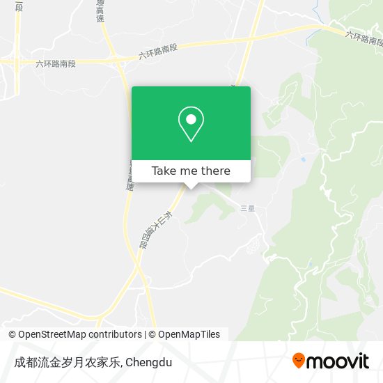 成都流金岁月农家乐 map