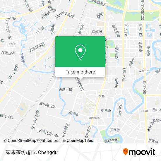 家康茶坊超市 map