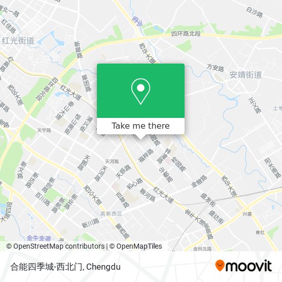 合能四季城-西北门 map